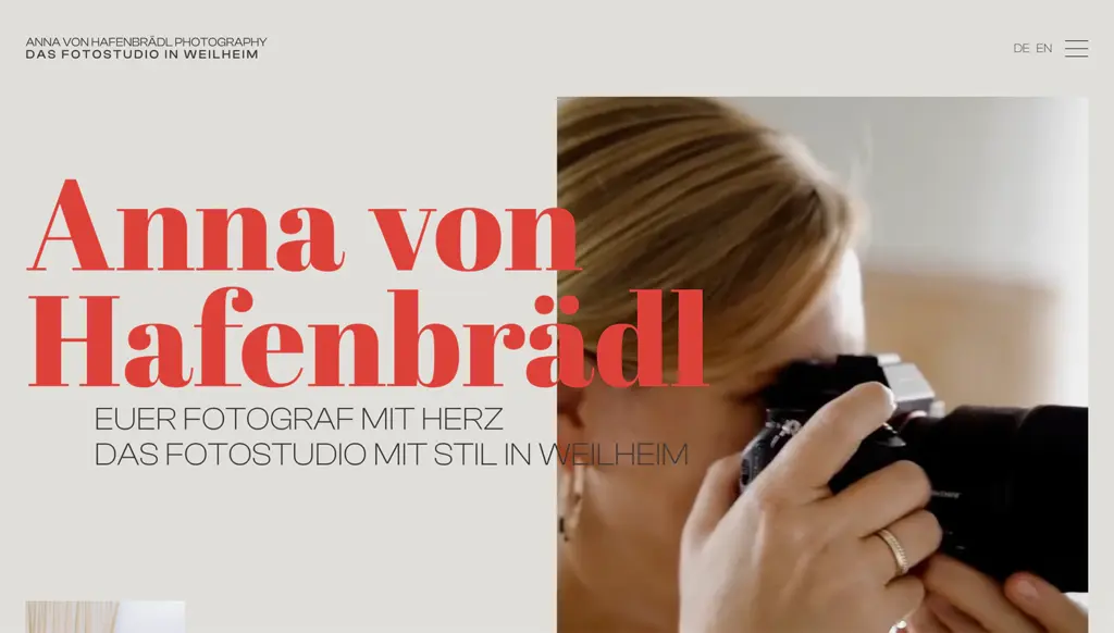 AvH Photography Fotograf Website