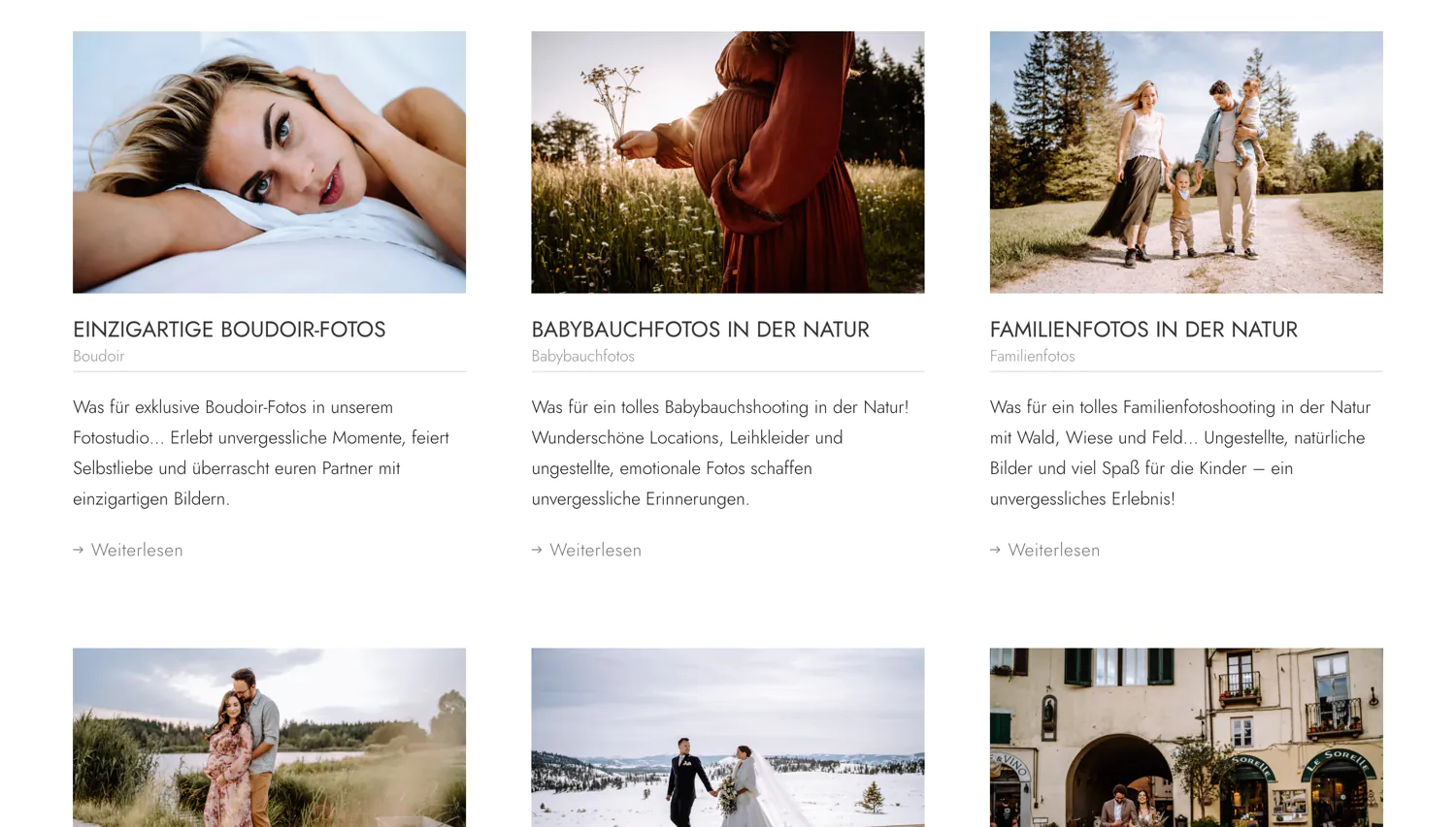 Blog für einen Fotografen aus Weilheim