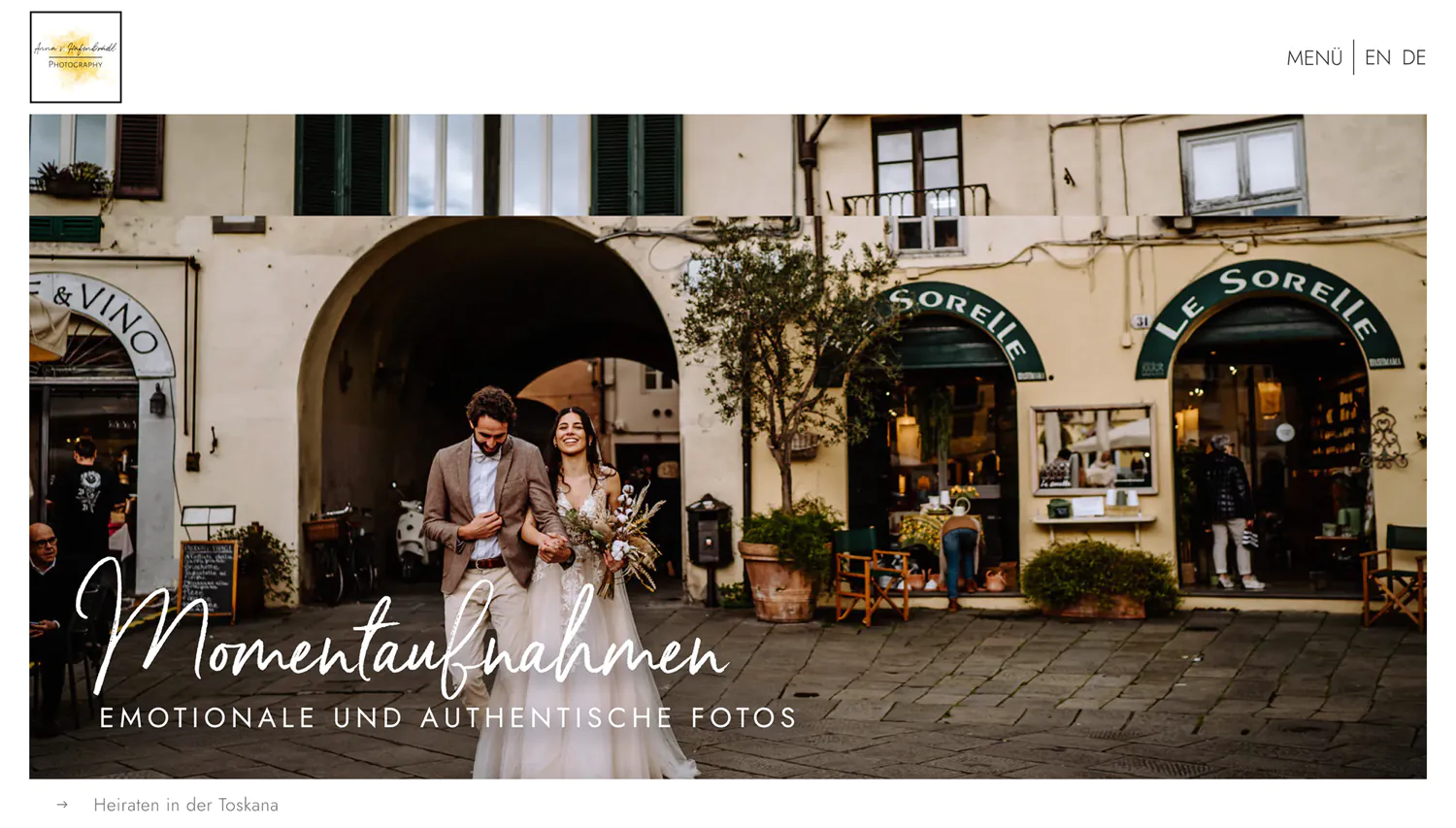Anna von Hafenbrädl Photography Website