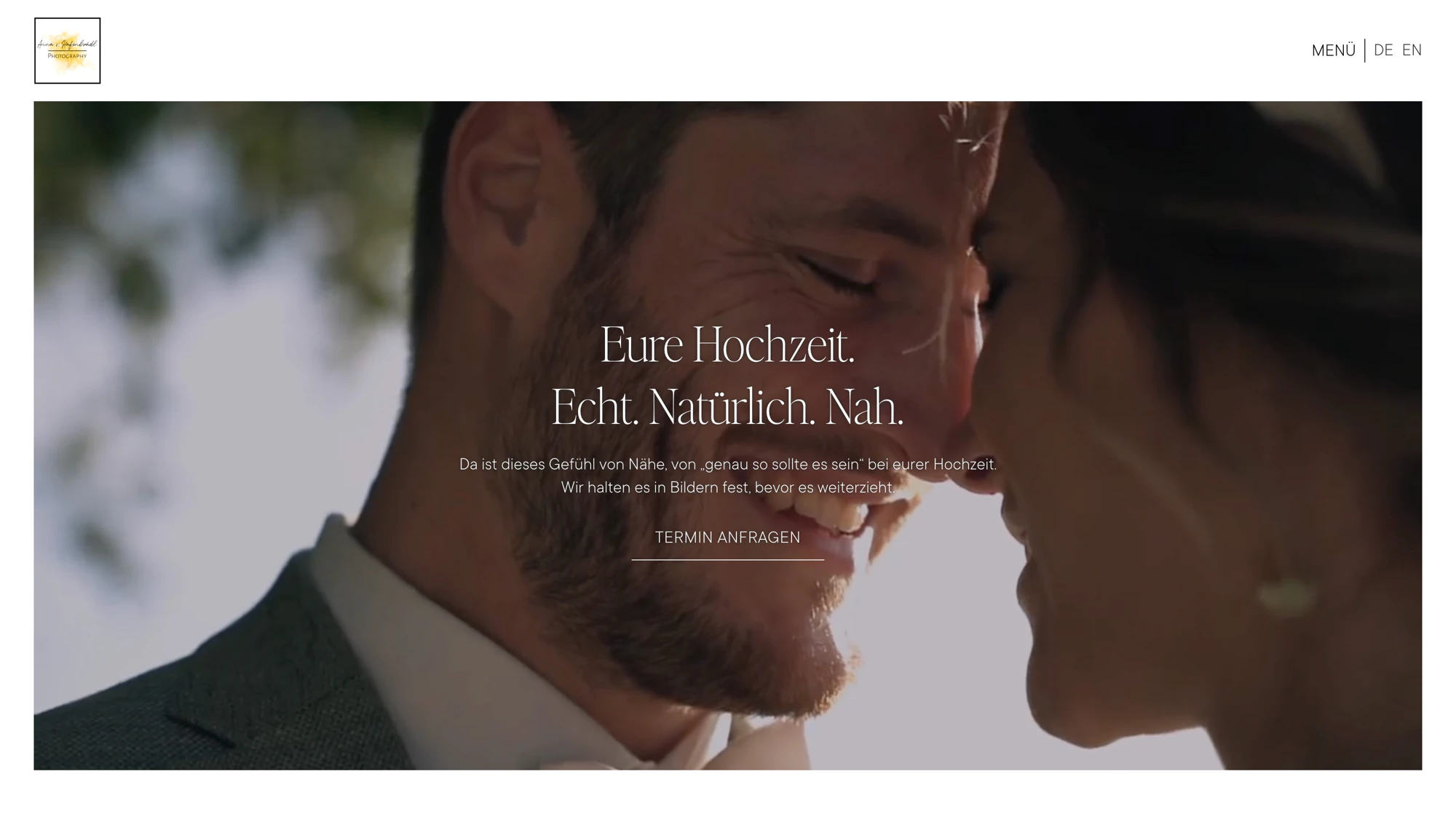 AvH Wedding Photography Website