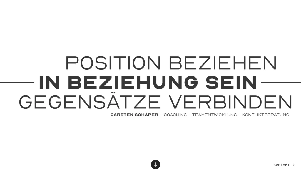 Carsten Schäper - Eine Coaching Website, die anders ist