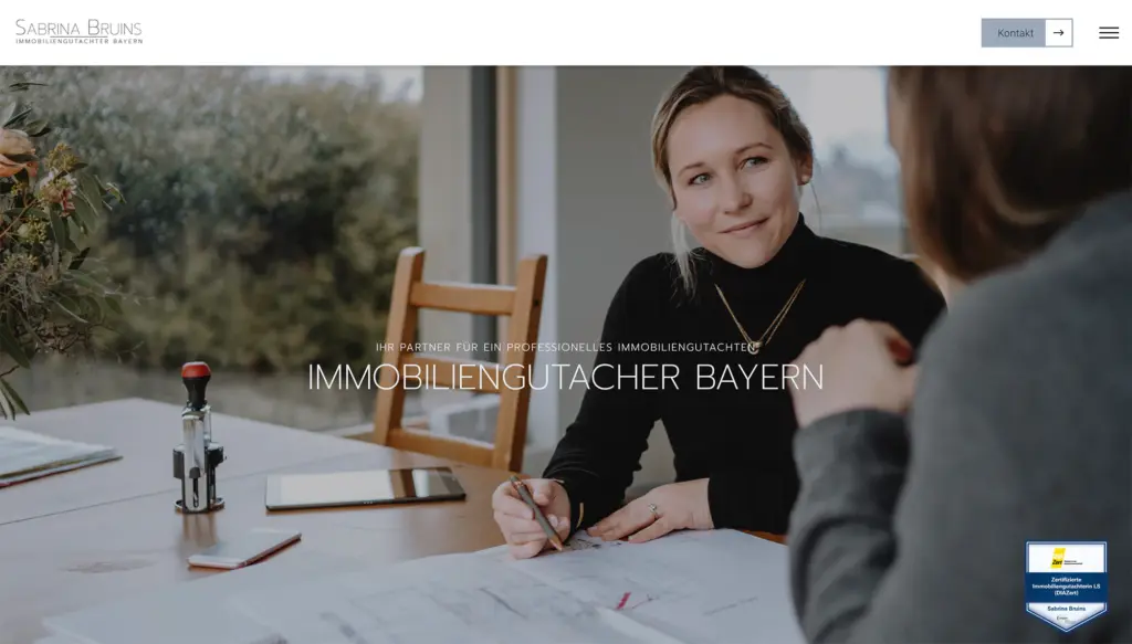 Immobiliengutachter Bayern Website