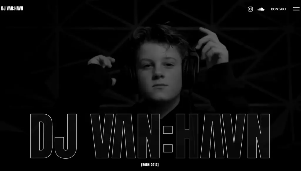 DJ van:Havn - DJ Website mit Presskit